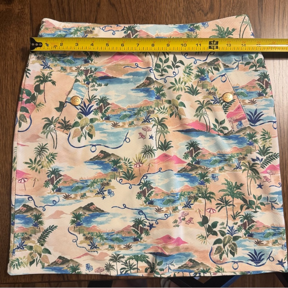 Tropical Print Skort